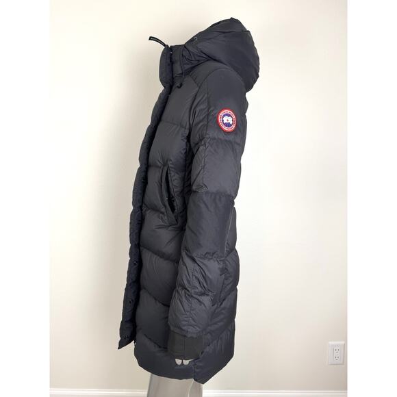 Canada Goose Jackets & Blazers - CANADA GOOSE Alliston Packable Mid-length Down Coat Black Size Small #5077L
